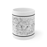 Tennessee Map Mug