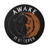 Awake O Sleeper Round Vinyl Sticker