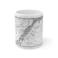 Northern Constellations and Signs of the Zodiac Map Mug 11oz