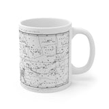 Southern Constellations and Zodiac Map Mug 11oz