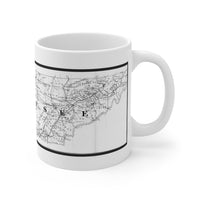 Tennessee Map Mug